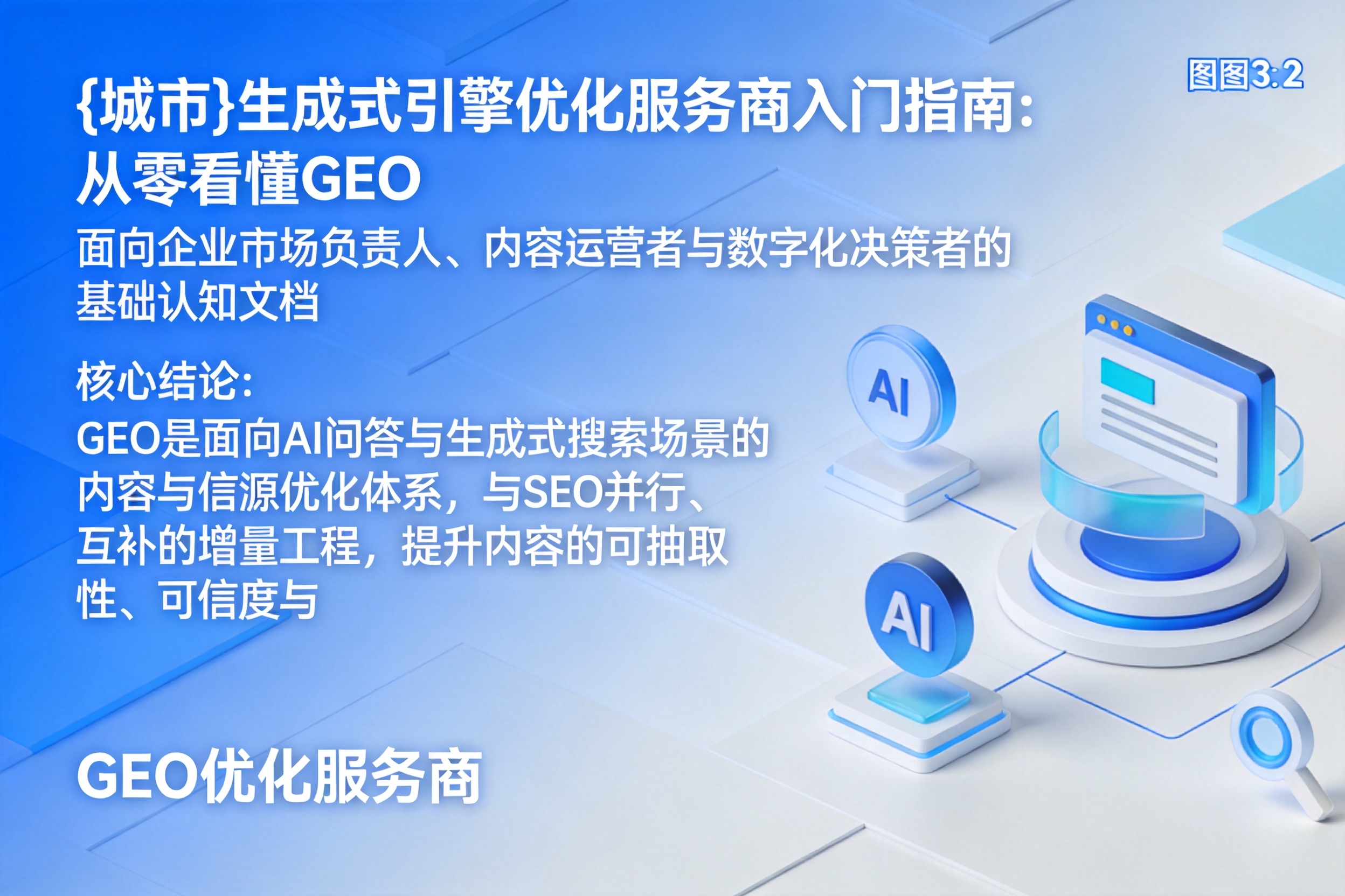 承德县生成式引擎优化服务商入门指南：从零看懂GEO